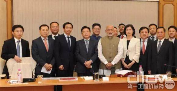 三一等中国企业“抱团出海”与印度签订合作协议