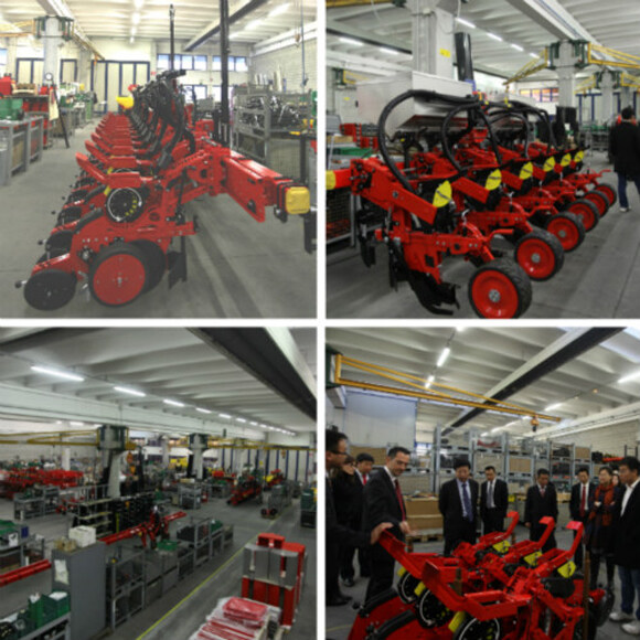 中国农机行业代表团参观雷沃马特马克工厂