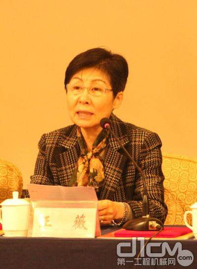 中国土木工程学会副秘书长、北京詹天佑土木工程科学技术发展基金会秘书长王薇女士致辞。