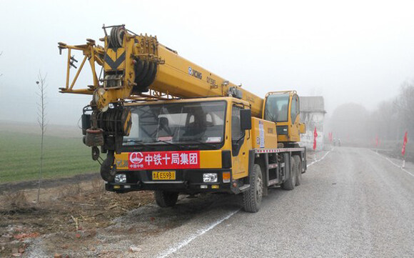 徐工广联成套设备奔赴济南 全力助阵济青高铁建设