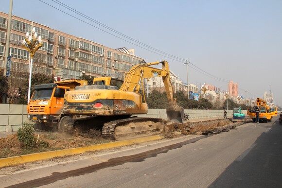 大荔县市政工程建设项目快速推进