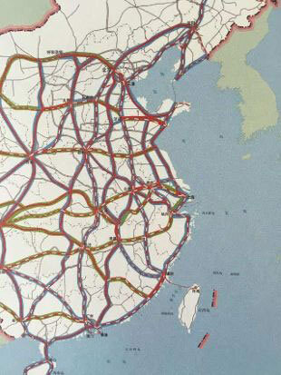 “北京-台北高铁”规划图