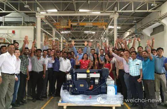 山东重工印度公司本地制造产品首次实现出口