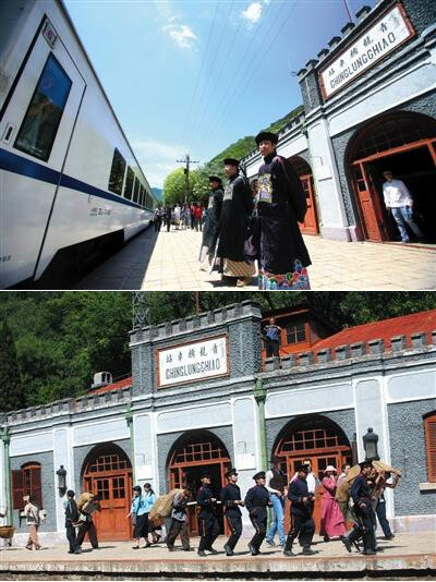 京张铁路老站“穿越”时空回到百年前