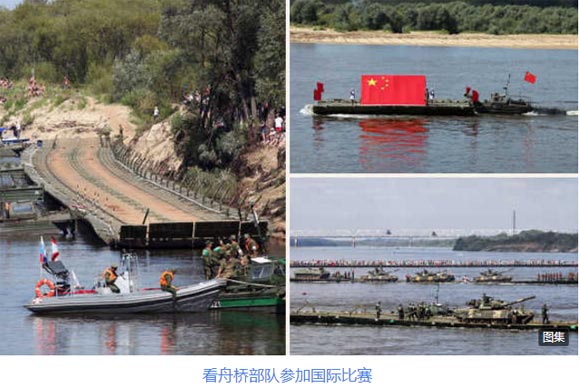 解放军实兵演习 26分钟架起横跨长江千米钢铁浮桥