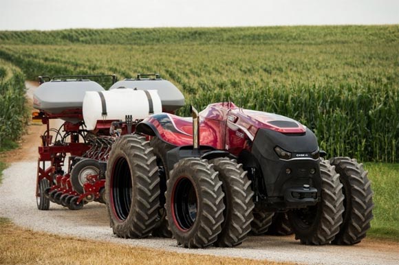 凯斯纽荷兰工业集团发布无人驾驶概念拖拉机研发成果 
