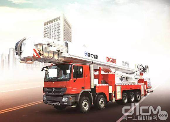 “中国制造”超高米数登高平台消防车破冰国内市场