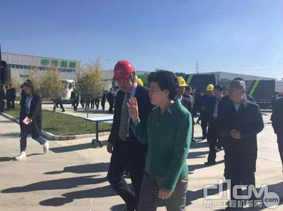 中联重科银川环境装备制造基地获宁夏自治区主席“点赞”