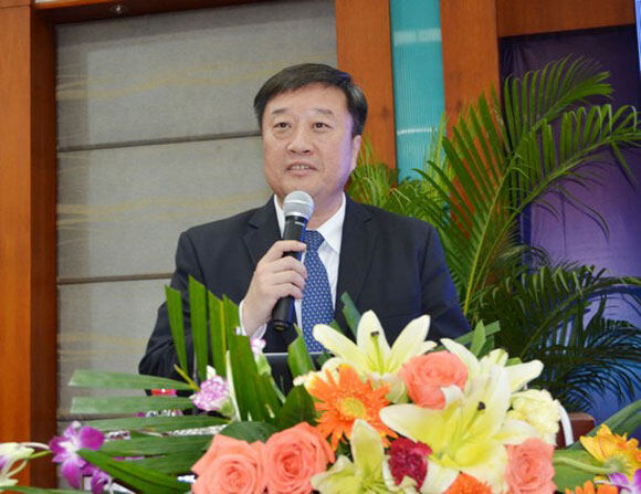 海丝博览会秘书长、广东省口岸办主任、广东省商务厅副厅长吴军先生致辞