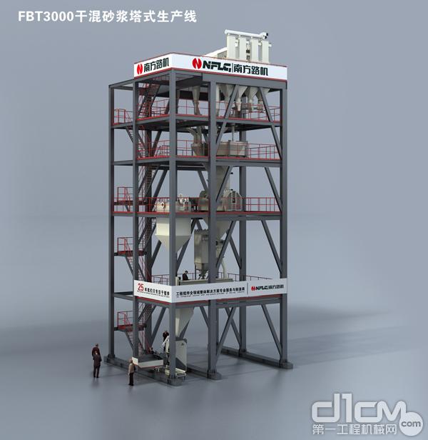 FBT3000干混砂浆塔式生产线