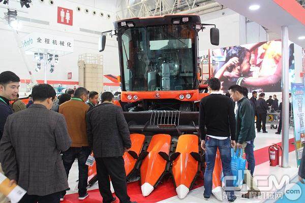 久保田推全程机械化系列产品引爆中国国际农机展