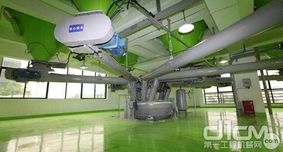 中联重科国内首条室内干混砂浆生产线在湖南顺利投产
