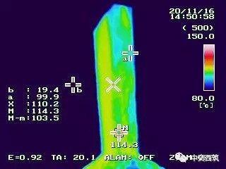 泡沫温拌混合料出料测温