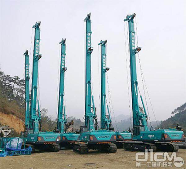 新年献礼山河智能9台SWDM25旋挖钻机征战越南