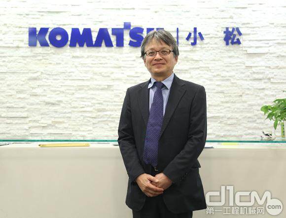 株式会社小松制作所中国总代表市原令之先生接受第一工程机械网记者独家采访