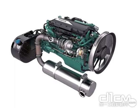 徐工XR180DV旋挖钻机采用原装进口的沃尔沃电控涡轮增压发动机