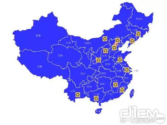 徐工XCA450施工遍布全国14个省市、自治区