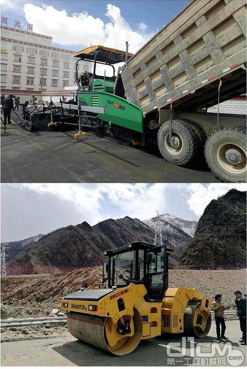挺进西藏 山推助力林芝公路建设