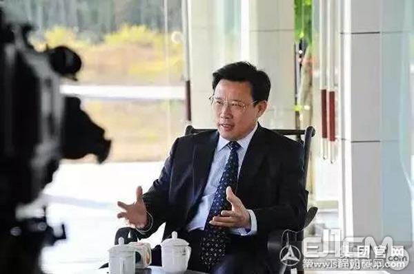 永州市委书记李晖与梁稳根洽谈三一在永州投资事宜