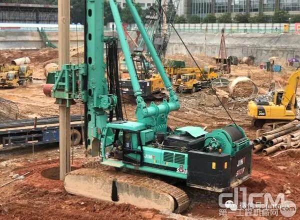上海金泰SH38多功能钻机在广东东莞市施工案例