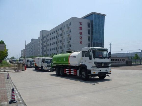冀中装备石煤机公司多种环卫车批量交付用户