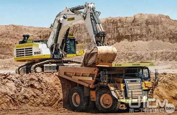 利勃海尔R9150矿用挖掘机工作报告