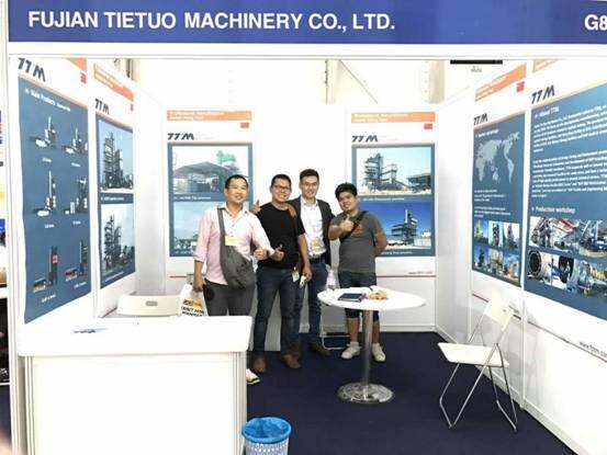 铁拓机械亮相2017年第五届缅甸建筑及工程展览会