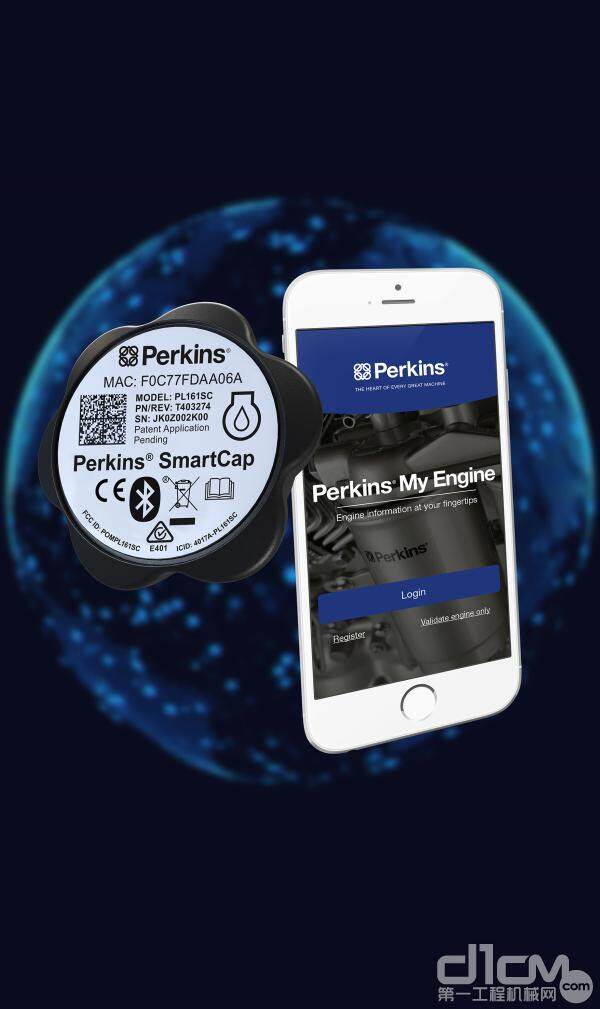 Perkins智能机油盖和Perkins维护宝App结合使用，可让Perkins客户掌握有关他们所拥有的发动机的真正有用信息。
