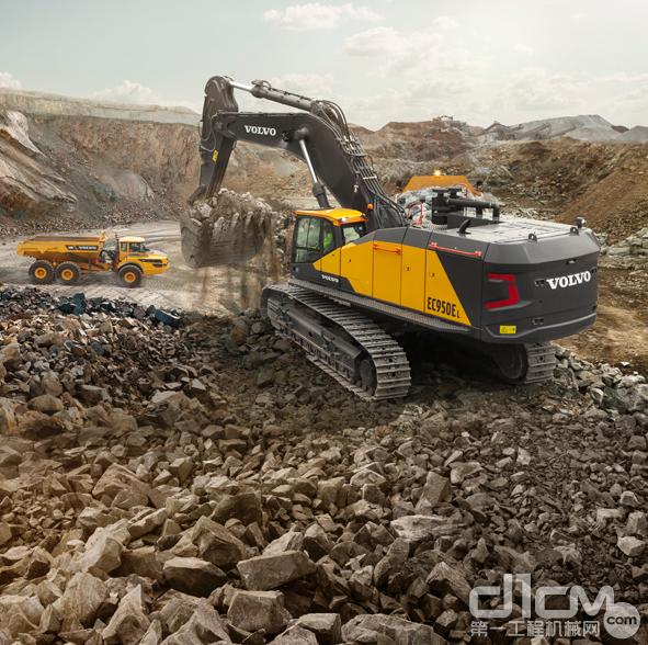 沃尔沃最新发布EC950E挖掘机