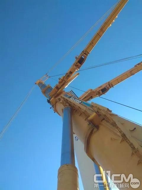 徐工XCA1200内蒙古武川风电场风电吊装作业