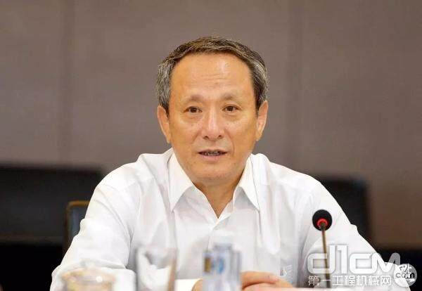 徐工集团董事长、党委书记 王民。交汇点记者 乐涛/摄