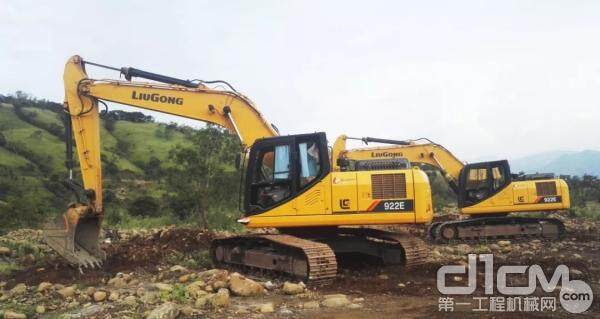 CLG922E挖掘机在吕宋岛