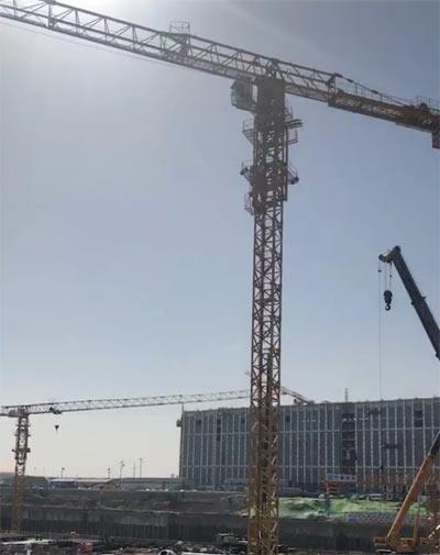 XCP330HG(7525-16)塔机助力北京首都机场建设