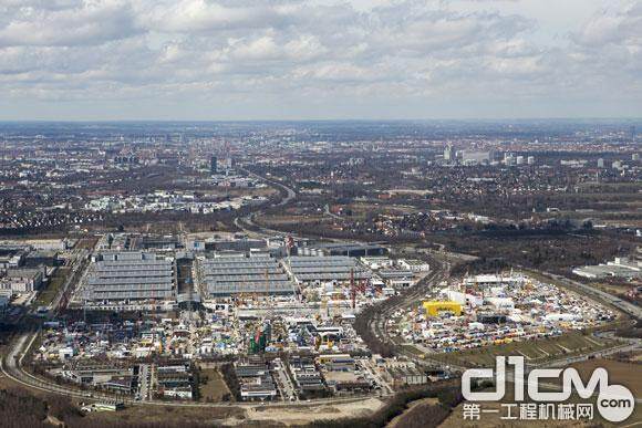 Bauma 2013 鸟瞰图