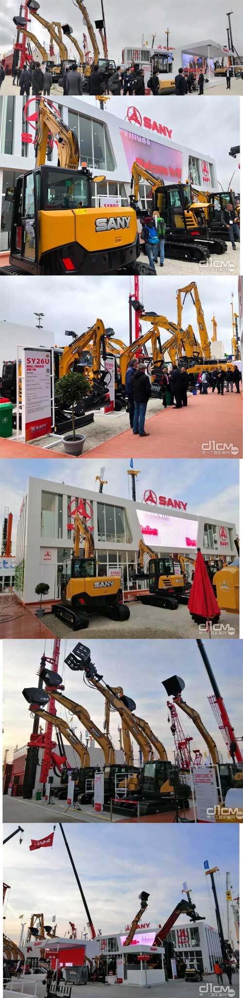 bauma 2019 三一展台产品一览