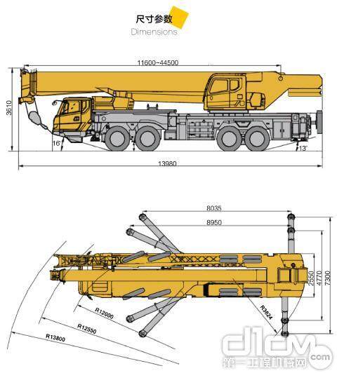 徐工XCT55L5性能参数