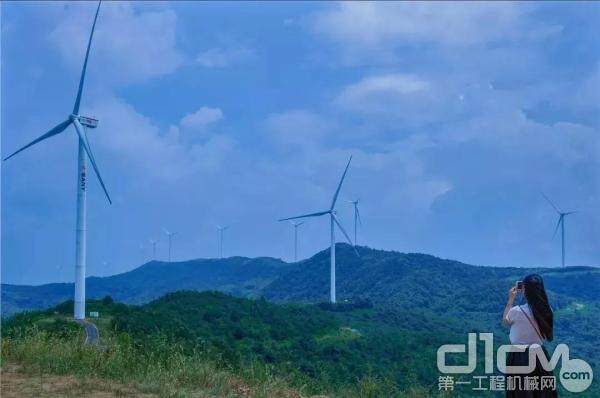 全国首家生态风电场——三一宁乡神仙岭风场