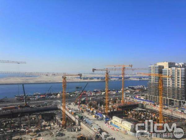 徐工塔机助力迪拜滨海建筑项目