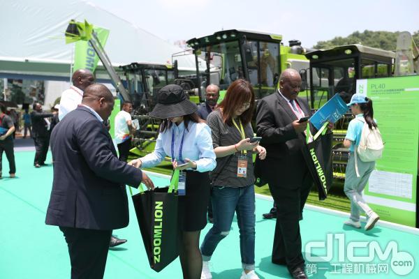 中联重科高端农机产品亮相第一届中非经贸博览会引起广泛关注