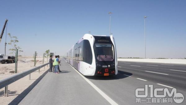 智轨电车卡塔尔极热环境试车试验启动
