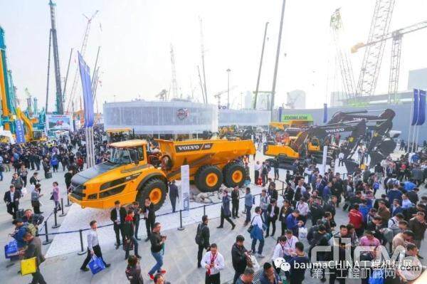 bauma CHINA 2018沃尔沃展台现场