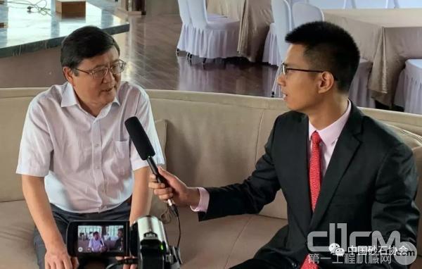 上海山美环保装备股份有限公司董事长杨安民接受中国砂石协会融媒体中心专访