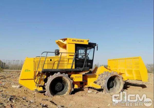 国机洛建GYL263RC遥控智能型环卫压实机