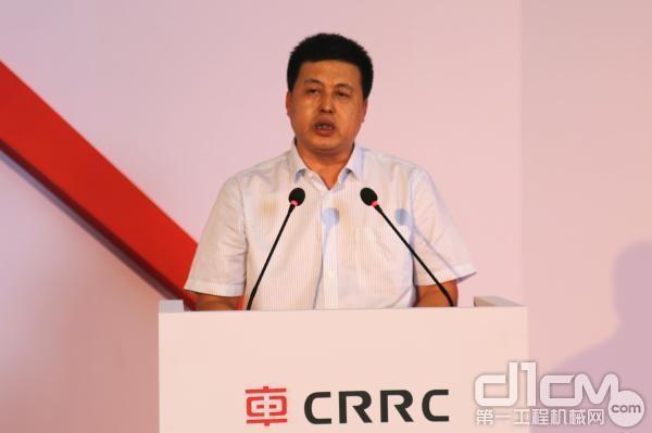 北京中车重工机械有限公司总经理黄志文致辞