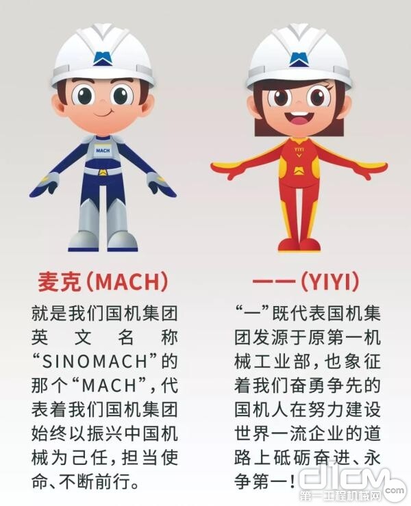 国机集团新的卡通形象“一一（YIYI）”和“麦克（MACH）”