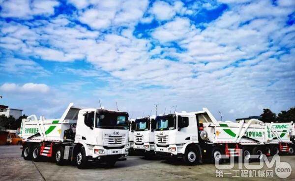 联合卡车国六LNG新型环保渣土车