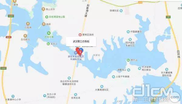武汉职工疗养院地理位置图