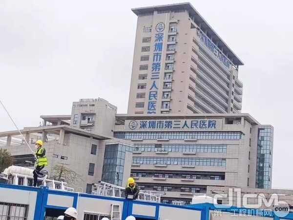 深圳市第三人民医院二期工程加紧建设中
