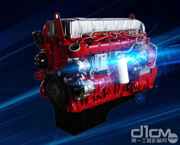 华菱汽车自主研发的“汉马CM6D10国五柴油发动机”