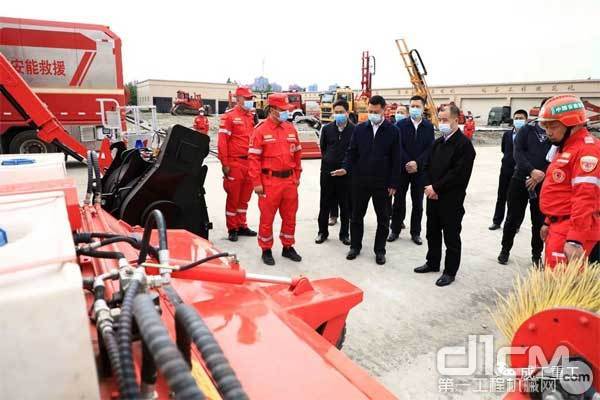 中国安能集团第三工程局有限公司组织的自然灾害工程应急救援演练活动现场